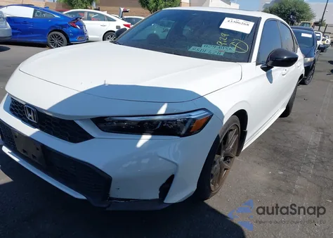 2025 Honda Civic Hybrid Sport/Sport Touring z USA, uszkodzony, nr VIN 2HGFE4F83SH318727